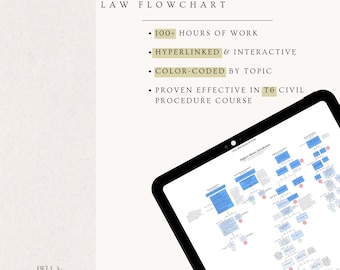 Civil Procedure Law School Flowchart/Outline