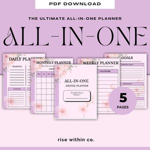Digital Life Planner, Ultimate Life Planner Google, All in One Life Planner, Digital Life Planner, ADHD Life Planner, Habits Ipad Planner