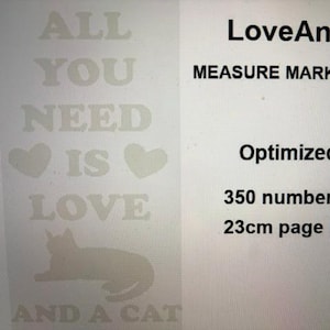 LOVE & A CAT - Pattern - MMCF