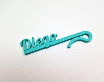 Personalized glass markers 3D printed from PLA – name tags for glasses | Weddings, events, dinner parties
