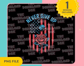 Never Give Up PNG, Positive Affirmations Concept Rules Inspirational PNG, Motivational Quotes Digital Download File
