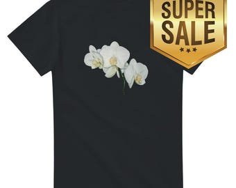 Orchid T Shirt | Heavyweight Unisex Crewneck for Everyday Wear | Durable Staple with Seamless Collar, 100% Cotton From our Designer Range