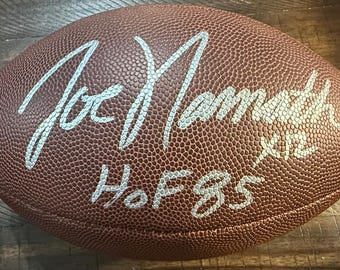 Joe Namath Signed Football