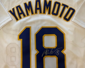 山本義信サイン入りロサンゼルス・ドジャース特製ジャージ
