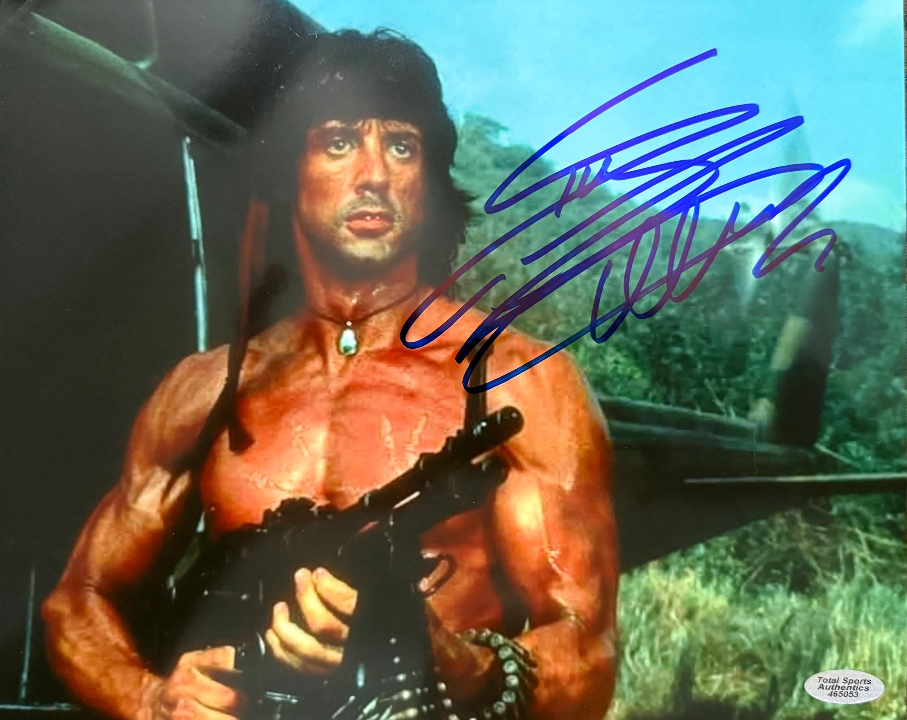 Sylvester stallone signed - Etsy 日本