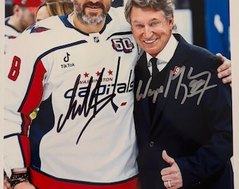 Wayne Gretzky & Alexander Ovechkin Signed 8x10 Photo
