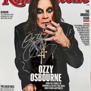 Signed ozzy osbourne memorabilia - Etsy 日本