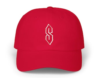 Cranberry Red 90s S Dad Hat Millennial Throwback Cap