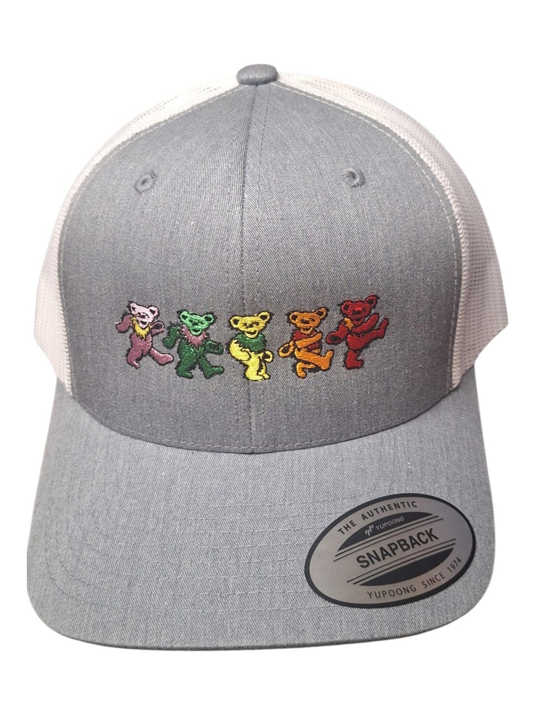 Grateful Dead Dancing Bears Embroidered Trucker Hat - Etsy