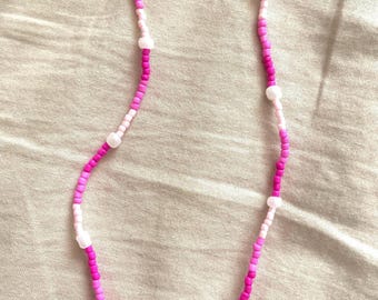 Minimal Beaded Choker Necklace – Delicate Handmade Bead Jewelry, Lightweight Everyday Accessory