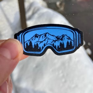 Sticker skihelm masker