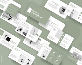 Minimal PowerPoint Presentation and Pitch Deck Template for Business – Modern & Versatile | 85+ Master Slides