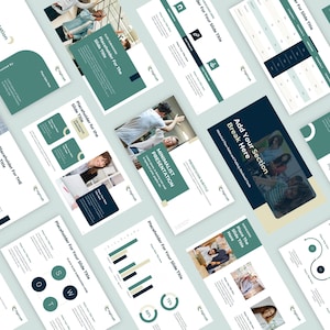 Professional PowerPoint Presentation & Business Pitch Deck Template | 30+ Modern Master Slides | Customizable | PPTX, PPT image 7