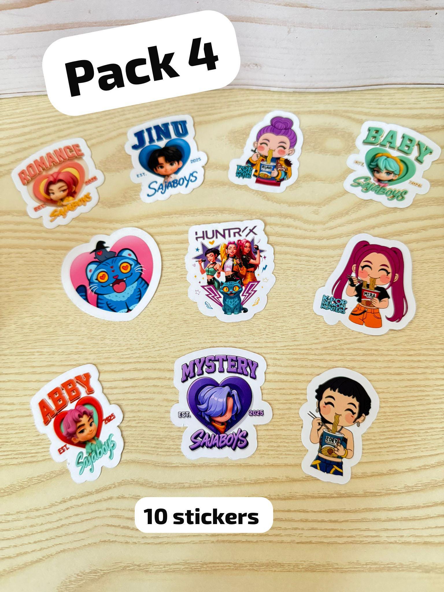 50 Pezzi Demone Film Cacciatori Huntrix Saja Ragazzi Adesivo Derpy Sussy Adesivi Decalcomanie In Vinile Impermeabili Giocattolo Per Laptop Regali Per Bambini - Foto 7