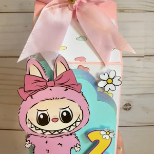 Labubu candy box / Milk box / Milk box / Party favor boxes / Monster labubu birthday / Gifts / 3D boxes / Favors