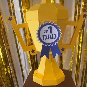 Gift for dad, Father&#39;s Day, dad trophy, father&#39;s birthday, Father&#39;s Day