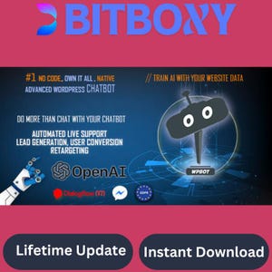 AI ChatBot for WordPress | Live Chat Support | GPT Assistant | Automated Helpdesk | No-Code Bot | Lifetime Support