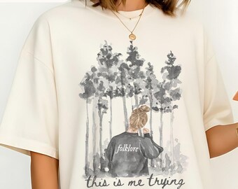 Comfort Colors Woodland Girl Graphic Tee, Moody Forest Aesthetic Shirt, Cottagecore Nature