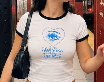 OR3 Feminine Intuition, Olivia Rodrigo Shirt, You Seem Pretty Sad Merch, Gift for Fan, Baby Tee for Women
