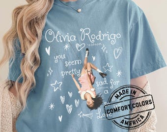 You Seem Pretty Sad Doodle Shirt, Olivia Rodrigo The Unraveled Tour 2026 T-Shirt, OR3 New Album Merch, Gift for Fans