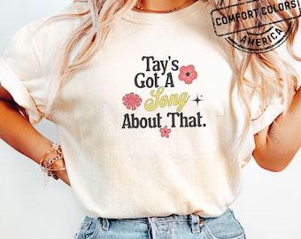 Comfort Colors Music Inspired Graphic Tee, Floral Pop Culture Shirt, Vintage Concert Style Top, Trendy Unisex Tee