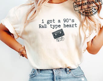 Comfort Colors® 90's R&B T-shirt, 90's Baby RnB Shirt, RnB Fan Gifts, RnB Tee for Women, 90s RnB Gifts, Millennial Gifts, RnB Music Shirt