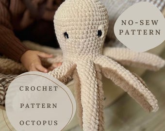 Octopus Crochet Pattern, Amigurumi Octopus PDF, Crochet Toy Pattern, Stuffed Octopus Tutorial, Sea Animal Pattern