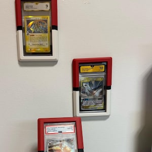 Expositor de cartas PSA com tema Pokémon – Moldura impressa em 3D