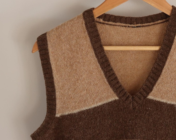Pure New Wool Knitted Vest