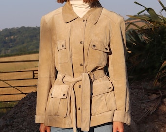 Suede Safari Jacket by JOY