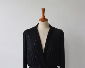 HIDY MISAWA | Black Sequin Blouse