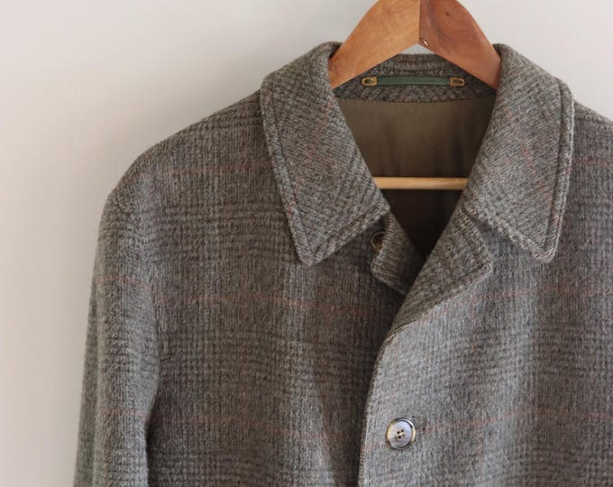 Loden Frey Grey Wool Trachten Over Coat