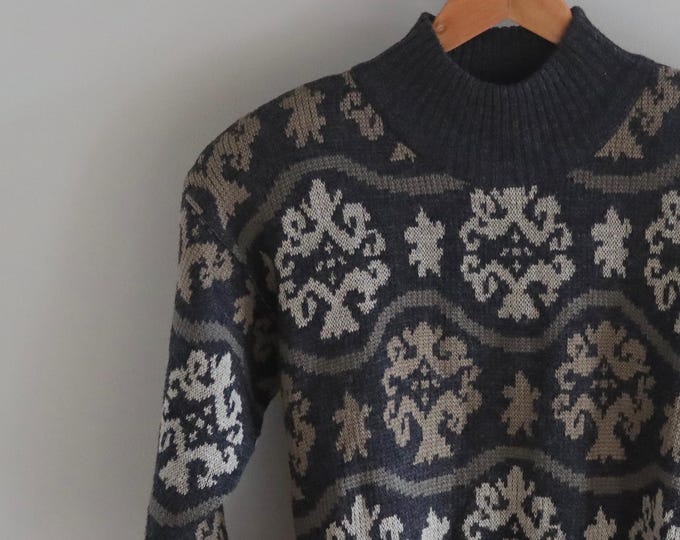 ESPIRIT | Vintage Jacquard Pattern Jumper