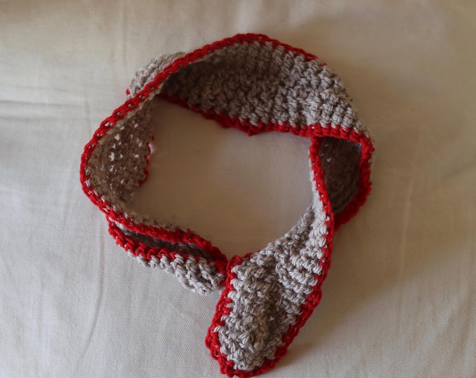 Hand Knitted Crochet Neckerchief