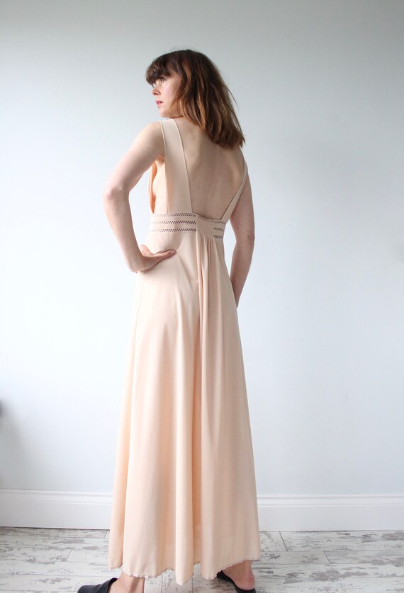 Maxi Nude Slip Dress