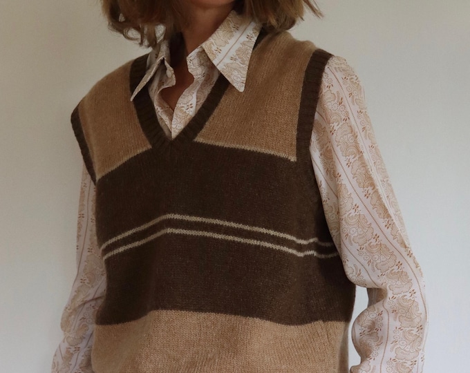 Pure New Wool Knitted Vest