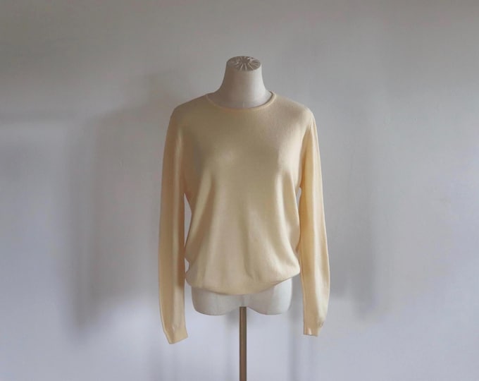 Pure Wool  Crew Neck Jumper by Vintage  St Michael