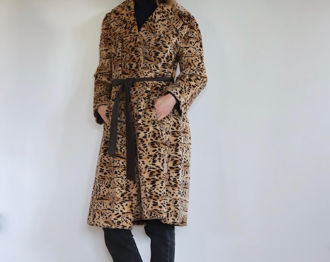 English Lady |  Leopard-Print Trench Coat