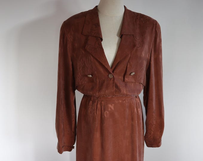 COUTURE BERND LINEK | 1980s Skirt Suit