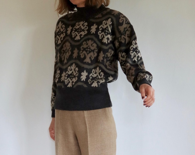 ESPIRIT | Vintage Jacquard Pattern Jumper