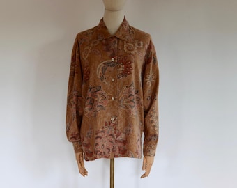 Vintage Jaeger Paisley Blouse