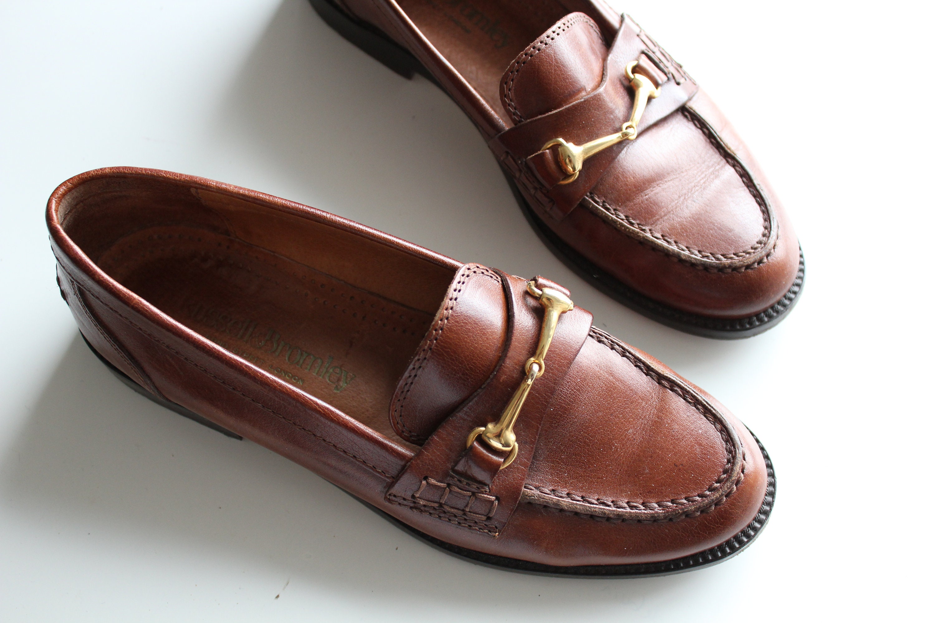 russell and bromley snaffle loafers