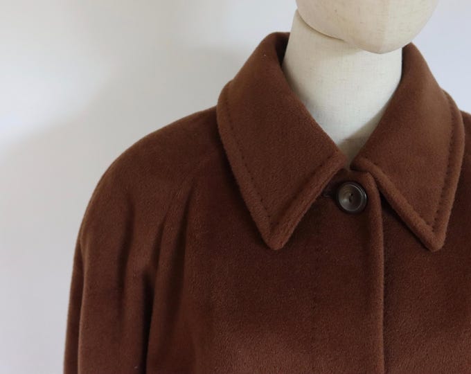 Diana Galessi | Pure Wool Brown Coat