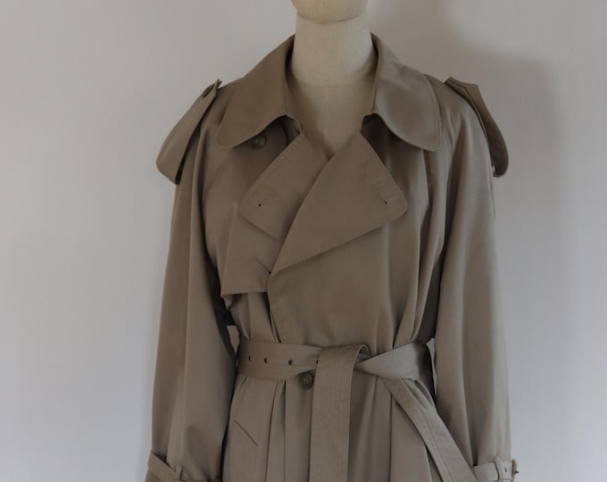 Oversized Belted Trench Coat Dunn & Co