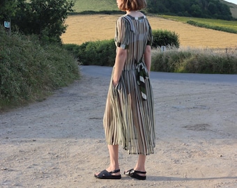 Wallis Exclusive Stripe Dress | 1980s