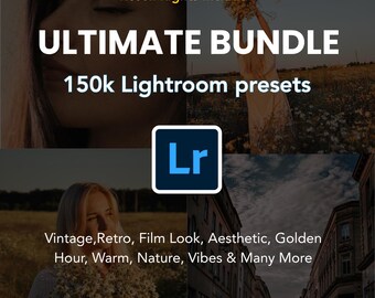 Paquete Ultimate Lightroom Presets / Móviles y computadoras de escritorio / Adobe Presets / Filtros de Instagram / Edición de fotos / PLR, derechos de reventa