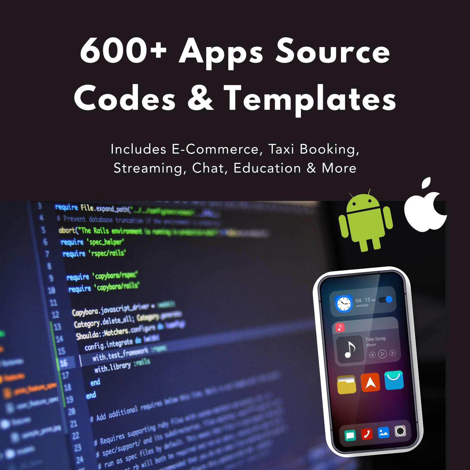 600+ Mobile App Templates & Source Code Bundle With MRR PLR, Mobile ...