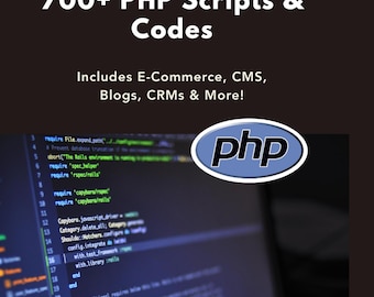 700+ PHP Scripts & Code Bundle | Web Apps, Templates, CMS Modules, Tools, Snippets | Web Development Code Bundle | Resell Rights