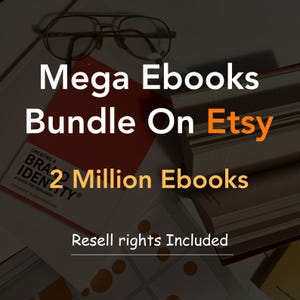 2 Million eBooks Mega Bundle – PLR MRR Included – Resell & Rebrand – Business, Marketing, Tech, Self-Help eBooks – Passive Income