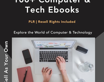 Paquete de más de 100 libros electrónicos sobre informática y tecnología: codificación, ciberseguridad, tecnología, desarrollo web y más. Descarga digital/derechos de reventa PLR.